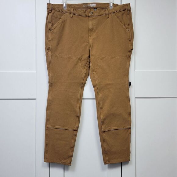 Carhartt rugged flex relaxed fit twill double-front work pant, 22W - Picture 4 of 11